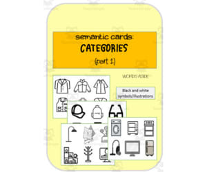 Vocabulary Flashcards | Symbols and Illustrations Categories (part 1)