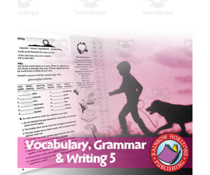 Vocabulary, Grammar & Writing 5 - Blending Language Skills Simplified