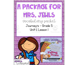 Vocabulary Packet -Journey's 5th grade - Unit 1 Lesson 1