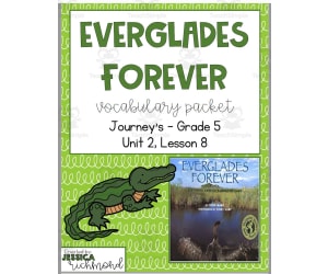 Vocabulary Packet -Journey's 5th grade - Unit 2 Lesson 8