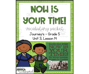 Vocabulary Packet -Journey's 5th grade - Unit 3 Lesson 14