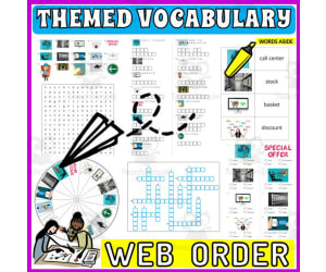 Vocabulary with Cards | Crossword Wordsearch Anagram WEB SHOP