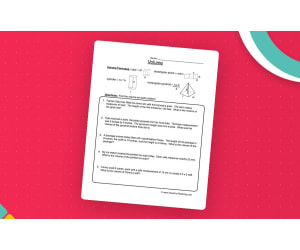 Volume Word Problems Worksheet