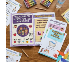 Vowel Worksheets Short Long Vowel Sounds CVC Phonics No Prep