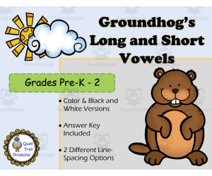 Vowels - Groundhog Day
