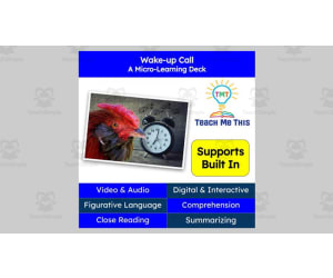 Wake-Up Call | Figurative Language Activity | Micro-Learning Deck