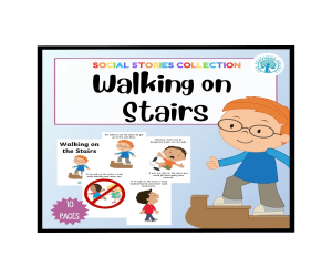 Walking on the Stairs Social Story