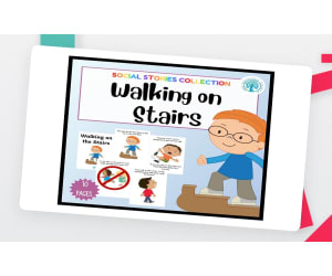 Walking on the Stairs Social Story