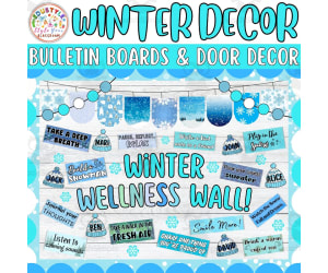 Wallness Bulletin Board Kit | SEL, Self-Care & Mental Health Decor ki