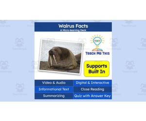 Walrus Facts | Interactive Science Lesson | Micro-Learning Deck