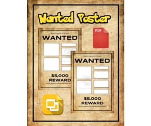 Wanted Poster (Editable in Google Slides)