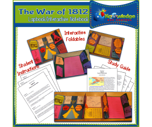 War of 1812 Lapbook / Interactive Notebook - EBOOK