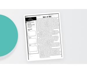 War of 1812 – 5th Grade Reading Packet
