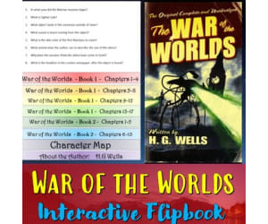 War of the Worlds by H.G Wells Interactive Study Guide.