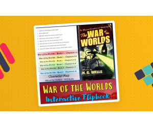 War of the Worlds by H.G Wells Interactive Study Guide.