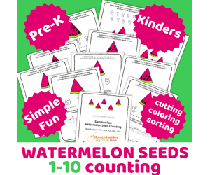 Watermelon Seed Counting & Number Order (0–12)