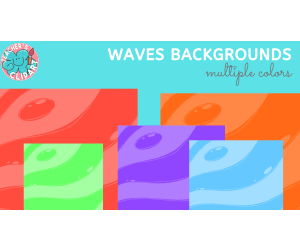 Waves Backgrounds in Multiple Colors