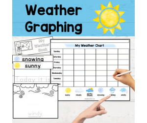 Weather Graphing Unit for PreK–1st Grade Printable Math & Weather Ac