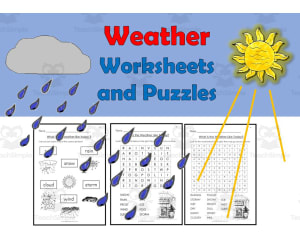 Weather Wordsearches and Other Puzzles