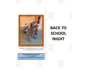 Welcome Back: A Handout for Parents