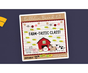 Welcome to Our Farm – Bulletin Board Kit & Nametags