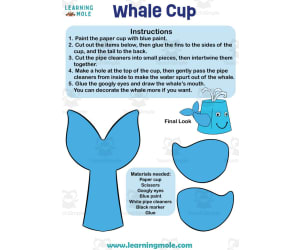 Whale Cup Activity