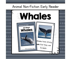 Whales Early Reader Nonfiction Book