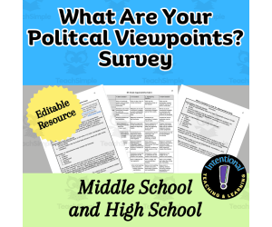 What are your Political Viewpoints? A Survey for Middle & High School