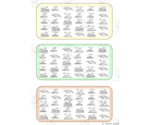 What is different? Vocabulary Boards - BLACK AND WHITE SET 30