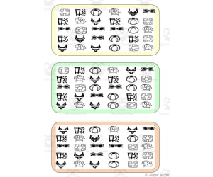 What is different? Vocabulary Boards - BLACK AND WHITE SET 32