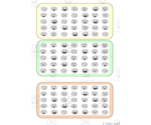 What is different? Vocabulary Boards - BLACK AND WHITE SET 39