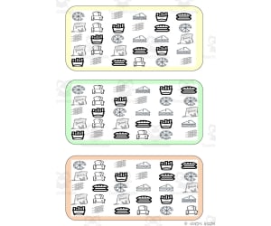 What is different? Vocabulary Boards - BLACK AND WHITE SET 4