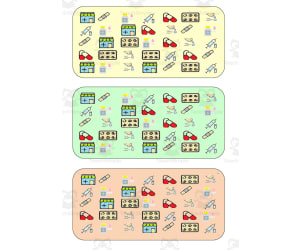 What is different? Vocabulary Boards - COLOR SET 22