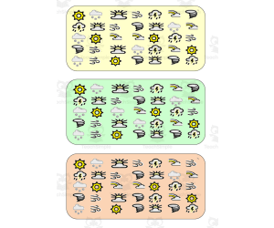 What is different? Vocabulary Boards - COLOR SET 37