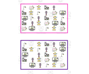 What is missing? Vocabulary Boards - COLOR SET 15