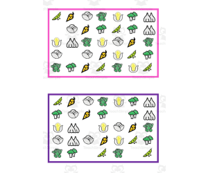 What is missing? Vocabulary Boards - COLOR SET 2