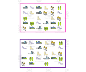 What is missing? Vocabulary Boards - COLOR SET 20