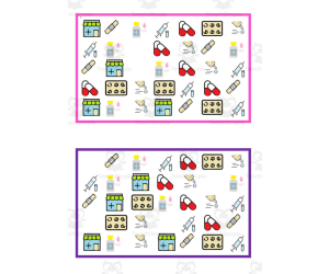 What is missing? Vocabulary Boards - COLOR SET 22