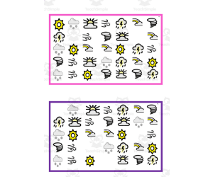 What is missing? Vocabulary Boards - COLOR SET 37