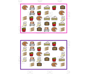 What is missing? Vocabulary Boards - COLOR SET 4
