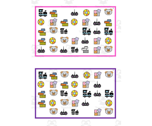 What is missing? Vocabulary Boards - COLOR SET 6