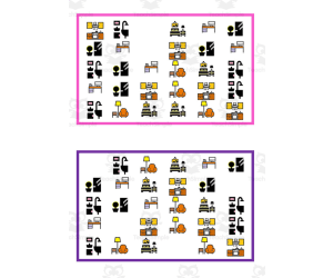 What is missing? Vocabulary Boards - COLOR SET 9