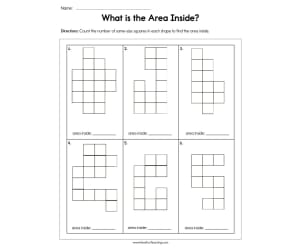 What is the Area Inside Worksheet