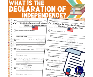 What Is the Declaration of Independence by Michael C Harris Questions