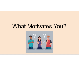 What Motivates You? SEL Lesson Plan with Student Survey and Answer Handouts