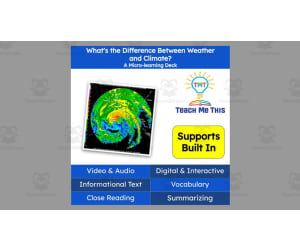 What's the Difference Between Weather and Climate? | Interactive Science Lesson | Micro-Learning Deck