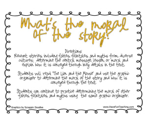 What's the Moral of the Story Activity