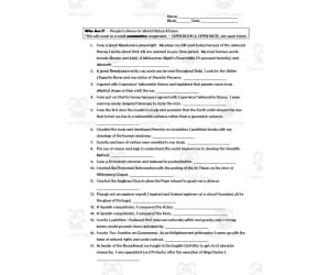 Who Am I Midterm Review SOLs 2 - 7