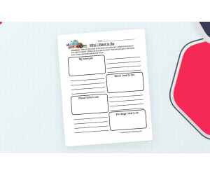 Who I Want To Be Worksheet