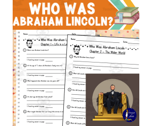 Who Was Abraham Lincoln? by Janet B Pascal Questions